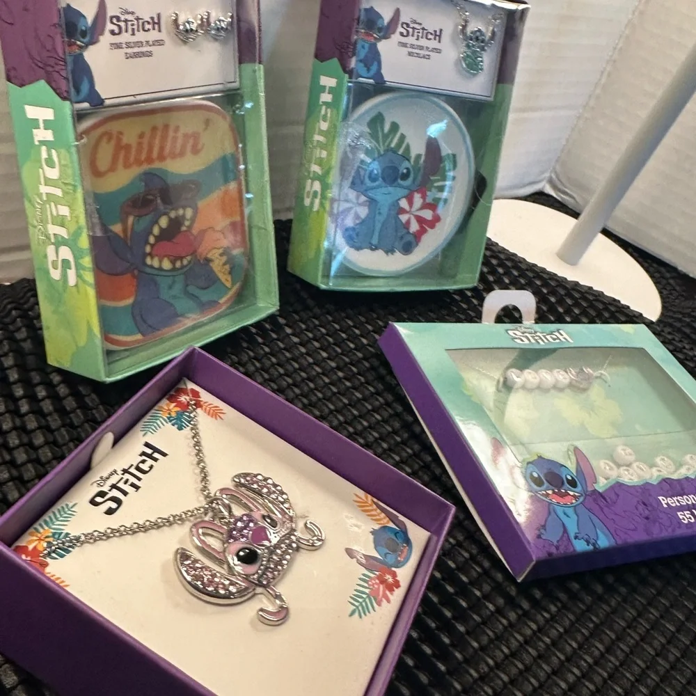 🆕Disney Stitch Jewelry Sets Bundle